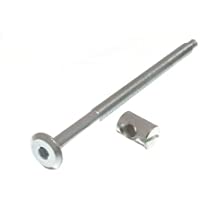 Muebles Cuna Cama Tornillo Allen cabeza con la tuerca cilíndrica de 6 mm M6 x 100mm Zp paquete de 4